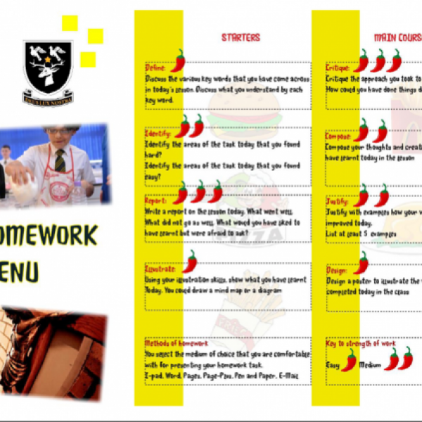 mfl takeaway homework